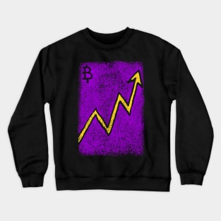 Bitcoin Graph - Vintage Style Crewneck Sweatshirt